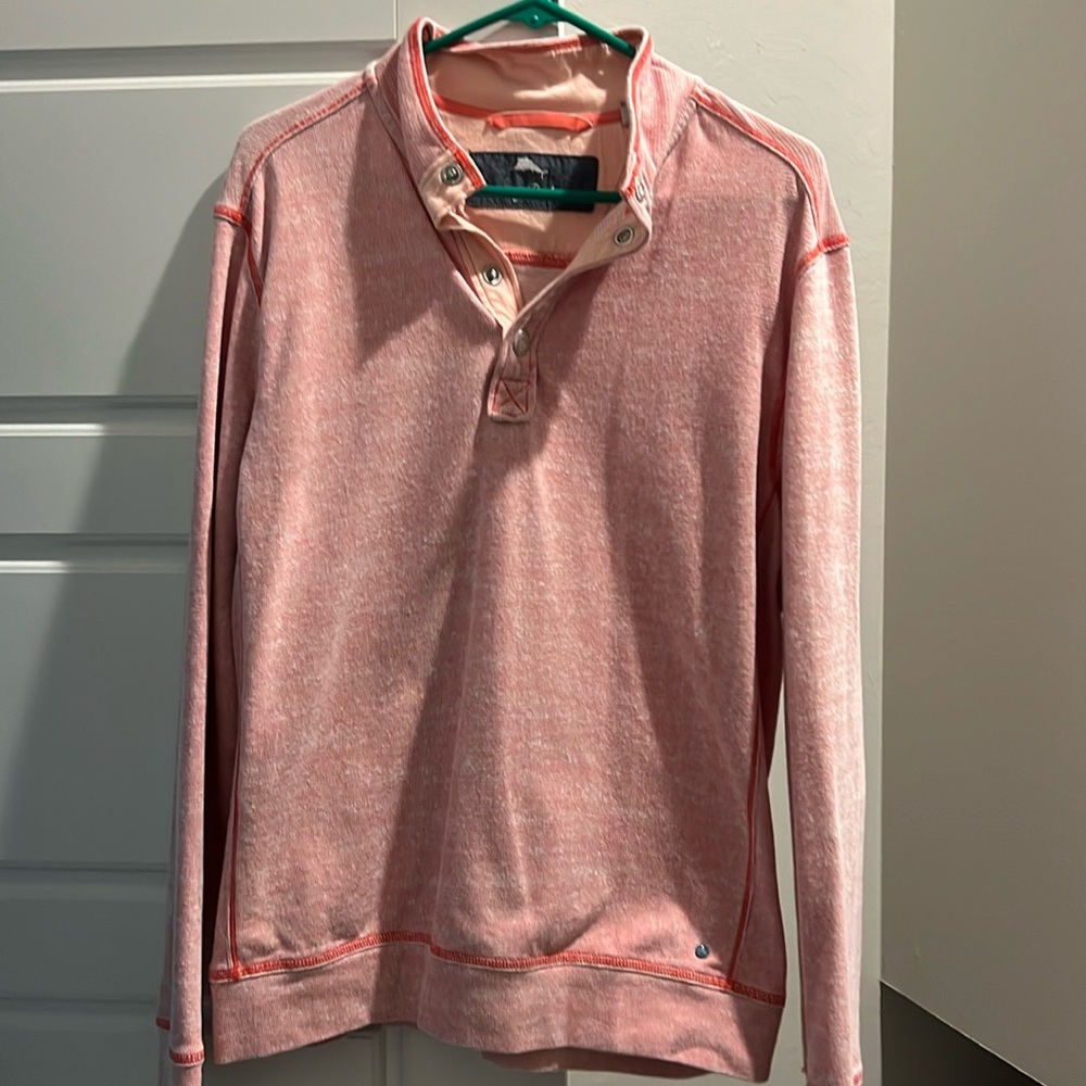 Tommy Bahama quarter button up pullover